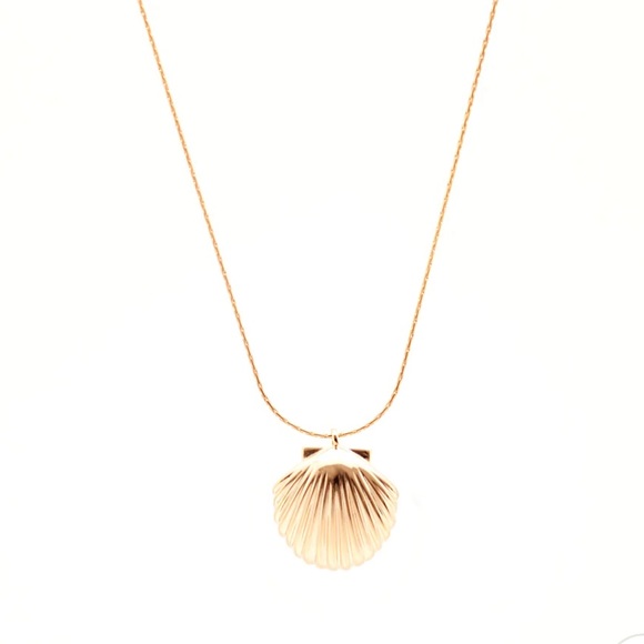 Salty Cali Jewelry - Salty Cali Salty Shell Necklace - Gold